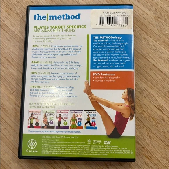 Bundle 2/$22 | The Method Pilates: Target Specifics DVD (2002) - Picture 2 of 4